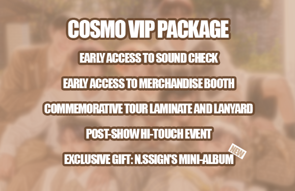 Cosmo VIP Package Details
