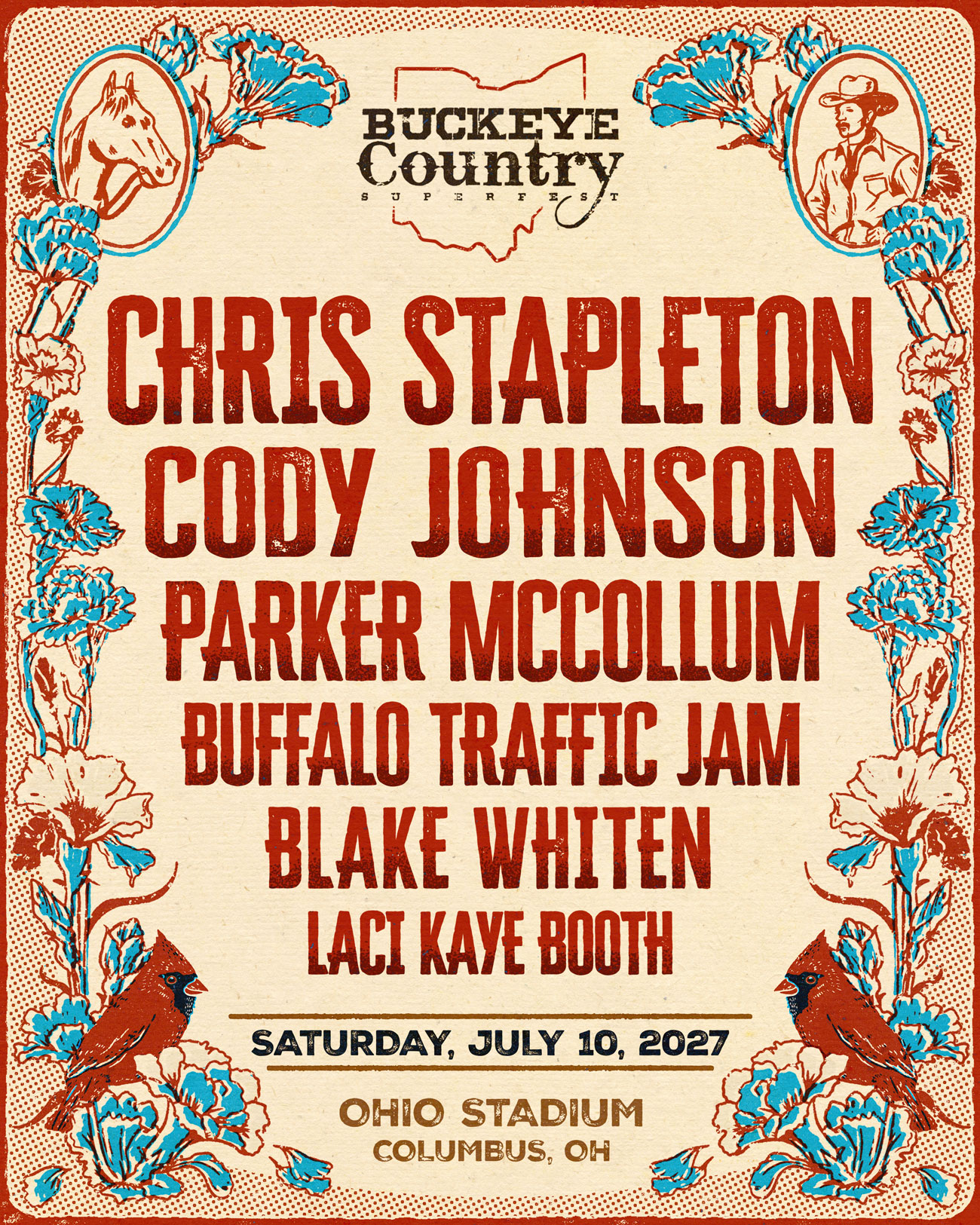 Buckeye Country Super Fest 2027 Lineup