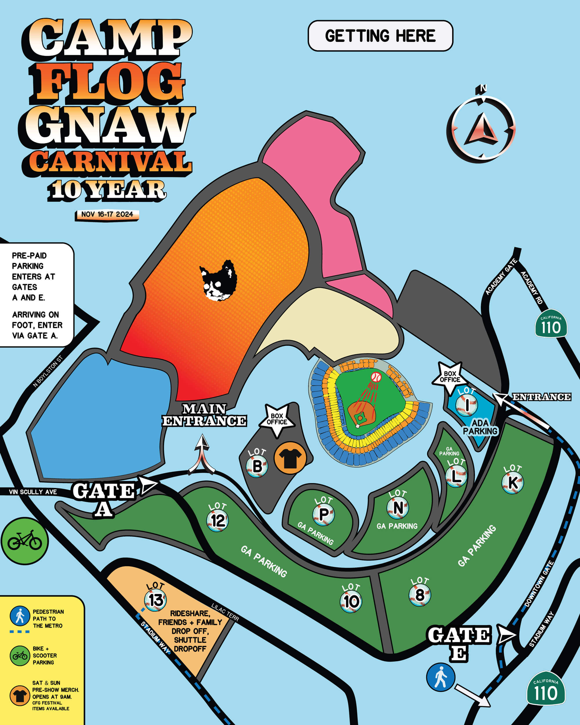 Parking/Getting Here Map