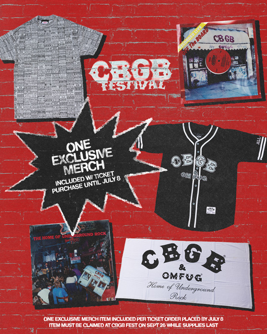 CBGB Merch Package