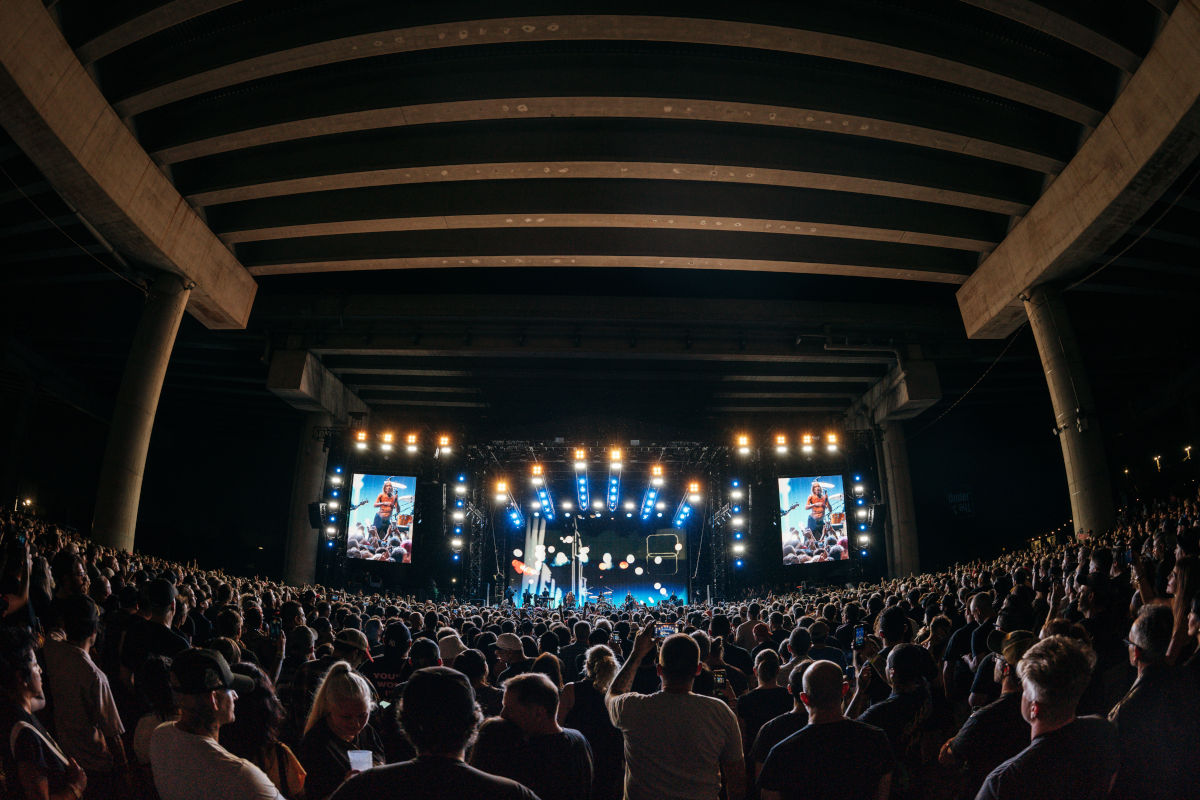 Iggy Pop performing at CBGB Fest