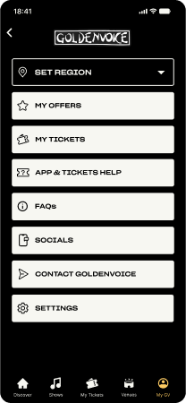 Festival App Home