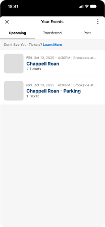 Festival App Register Completion