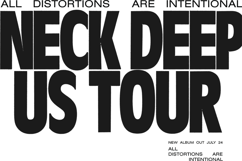 Neck Deep US Tour logo