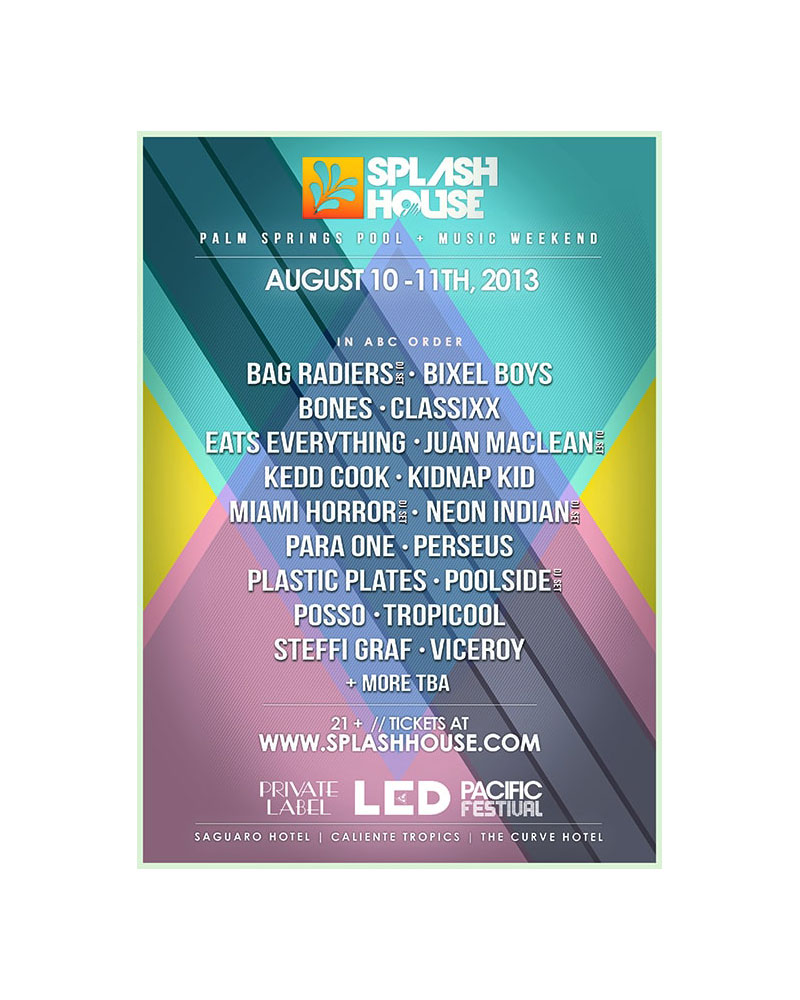 Splash House 2013 poster