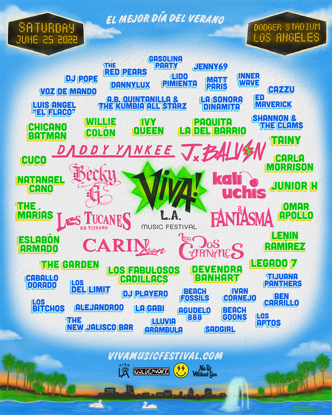 Viva L.A. Music Festival poster