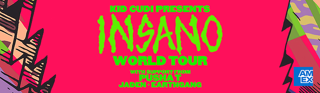 Kid Cudi Insano World Tour poster