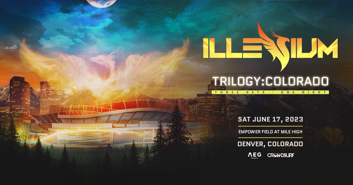 Illenium Trilogy Colorado poster