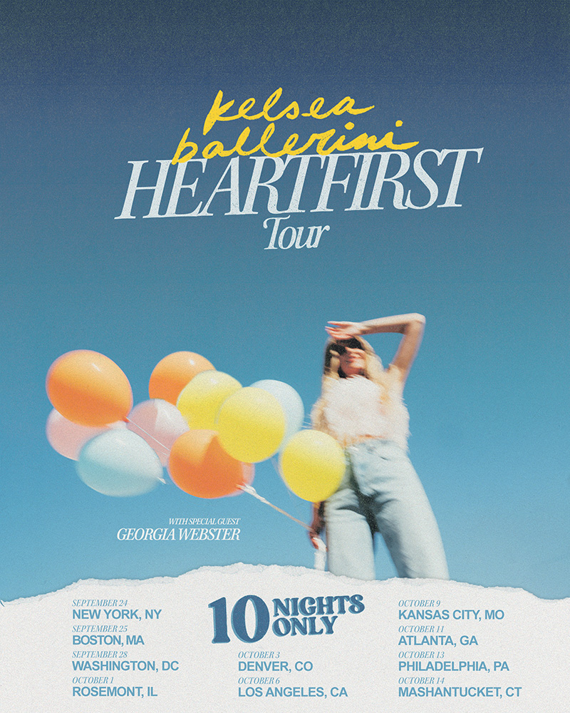 Kelsea Ballernini Heartfirst Tour poster