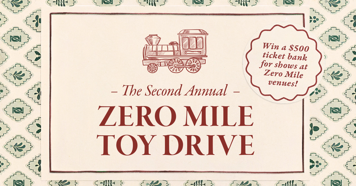 Zero Mile Toy Drive poster