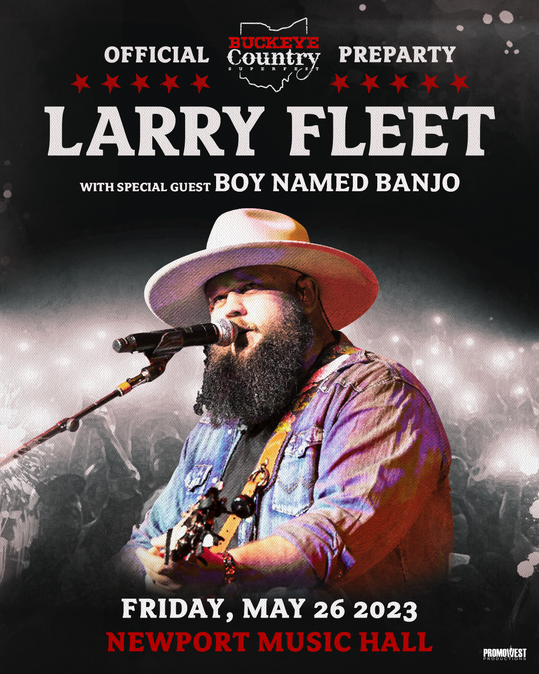 Buckey Country Superfest Preparty feat: Larry Fleet poster