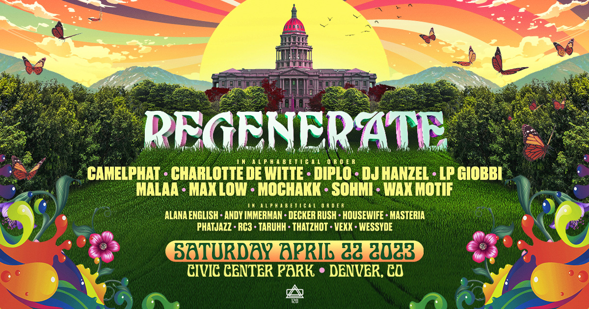 Regenerate Festival Colorado poster
