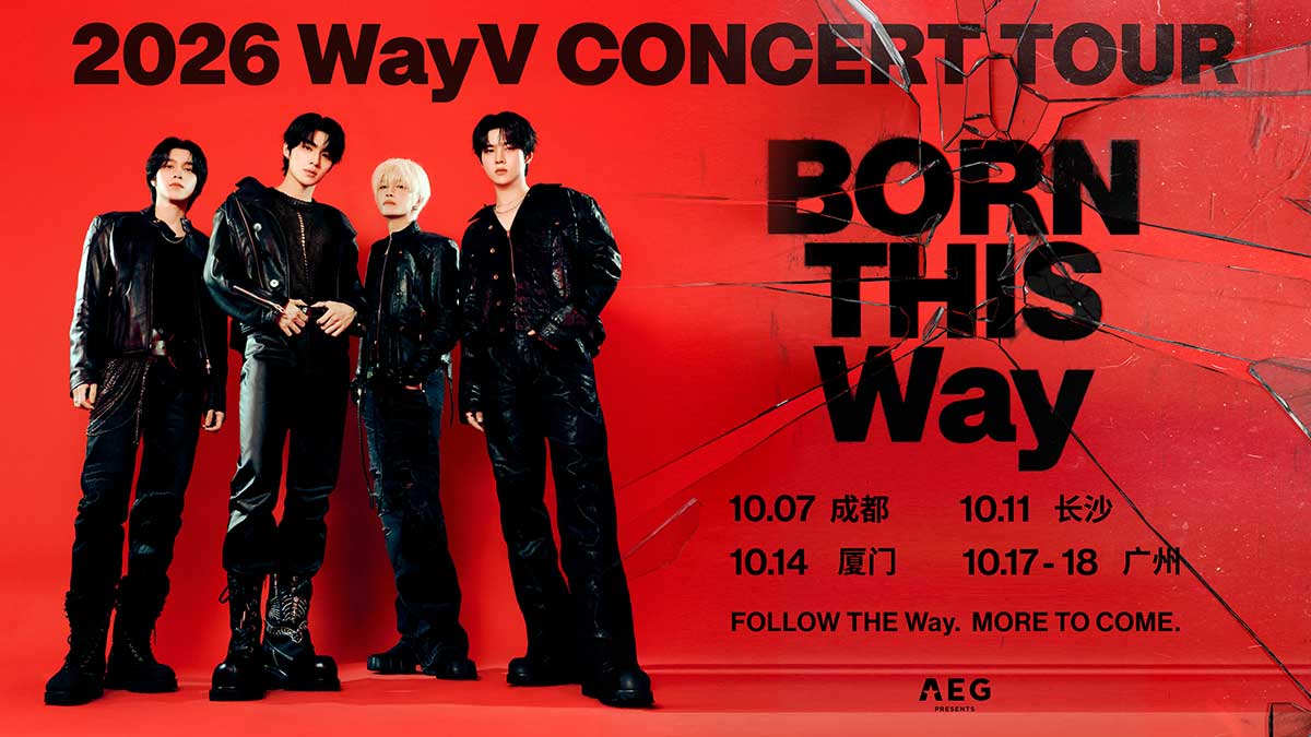 WayV BORN THIS WAY poster