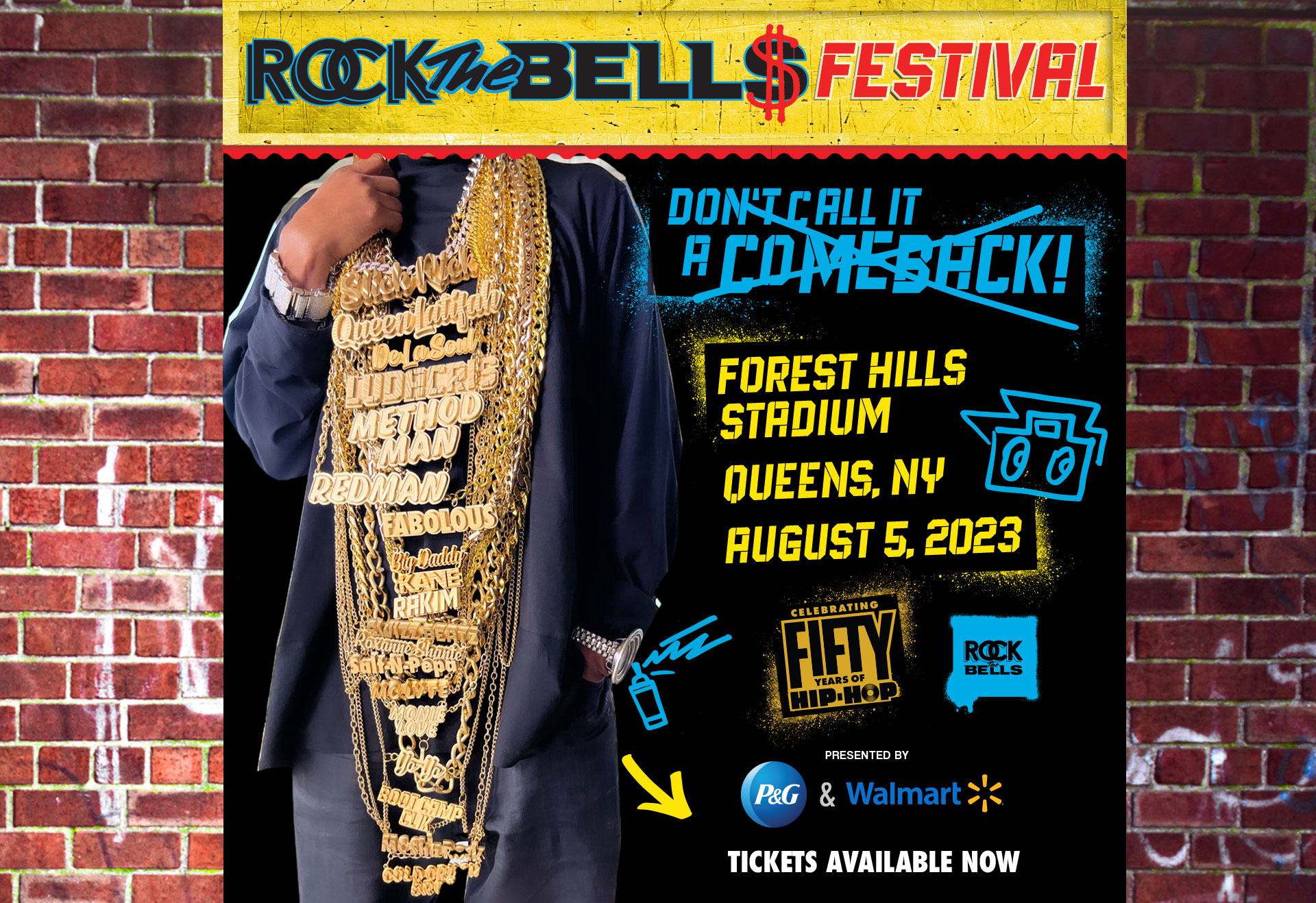 Rock The Bells Festival 2023 Celebrating 50 Years of HipHop
