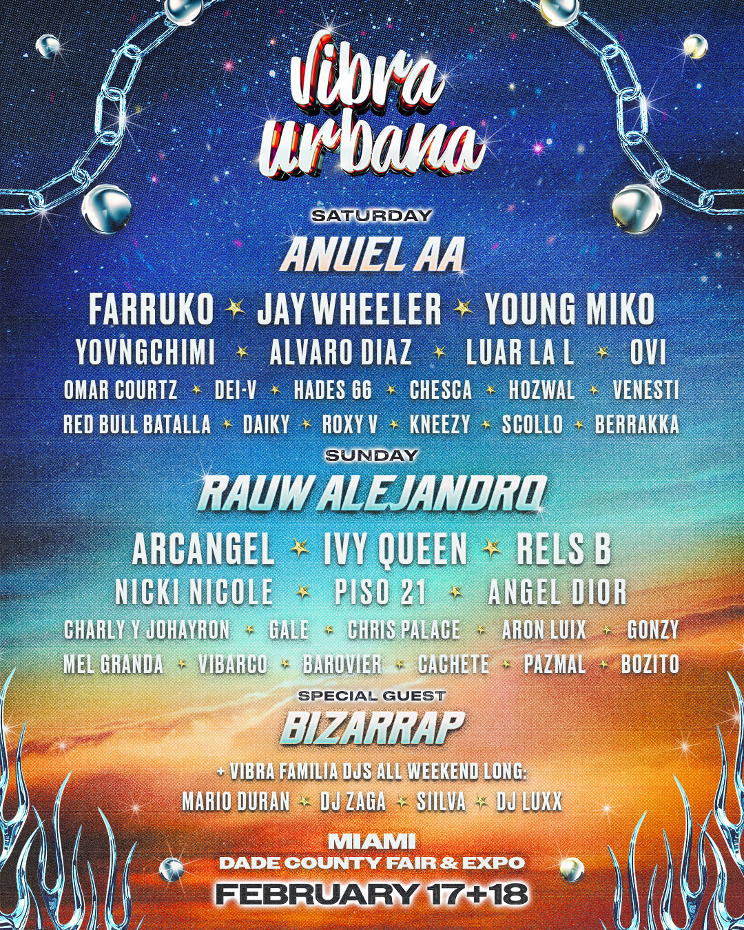 Vibra Urbana Miami 2024 poster