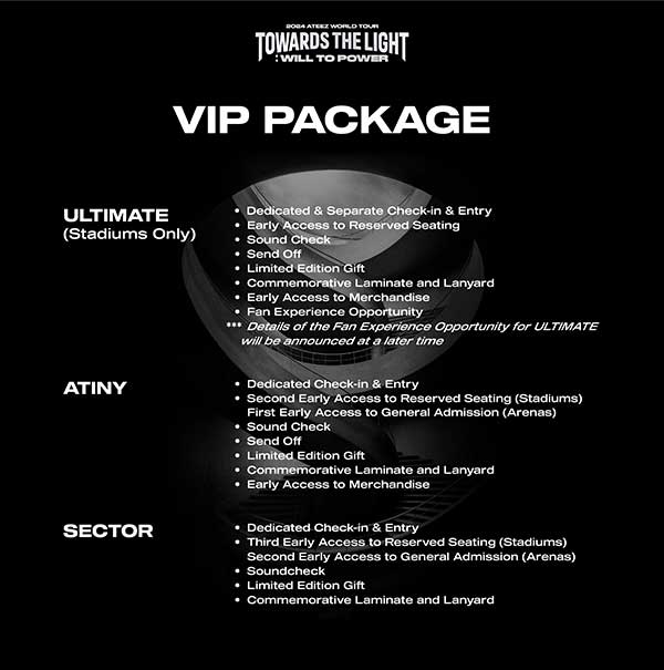 Ateez VIP Package poster