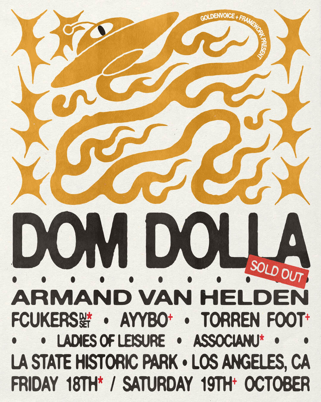 Dom Dolla Flyer and Lineup