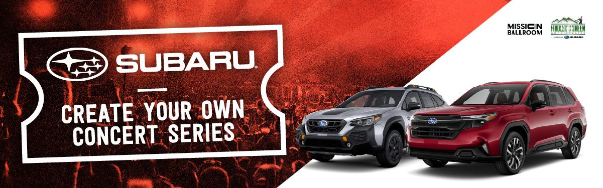 Subaru Create Your Own Concert Series poster