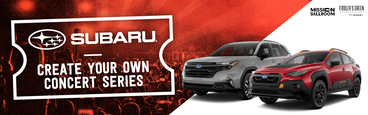 Subaru Create Your Own Concert Series poster