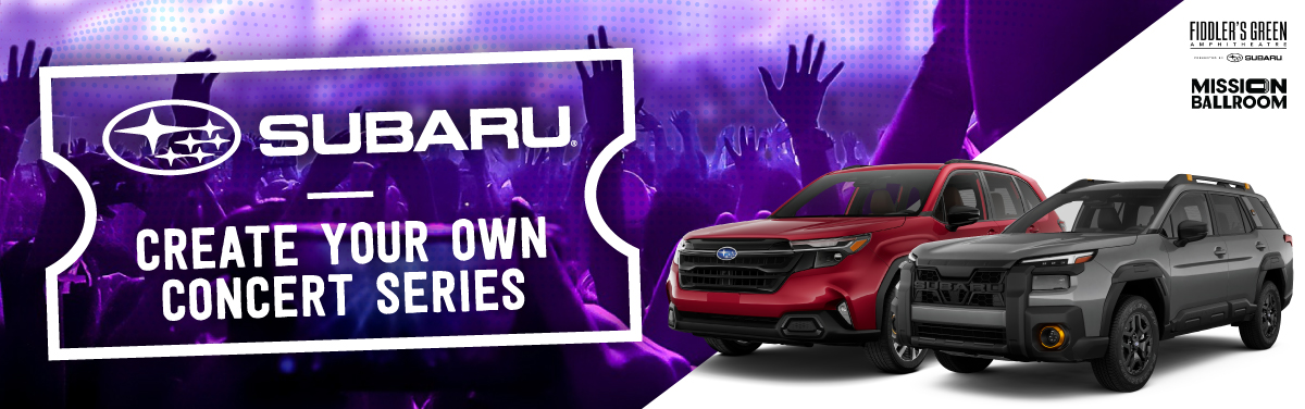 Subaru Create Your Own Concert Series poster