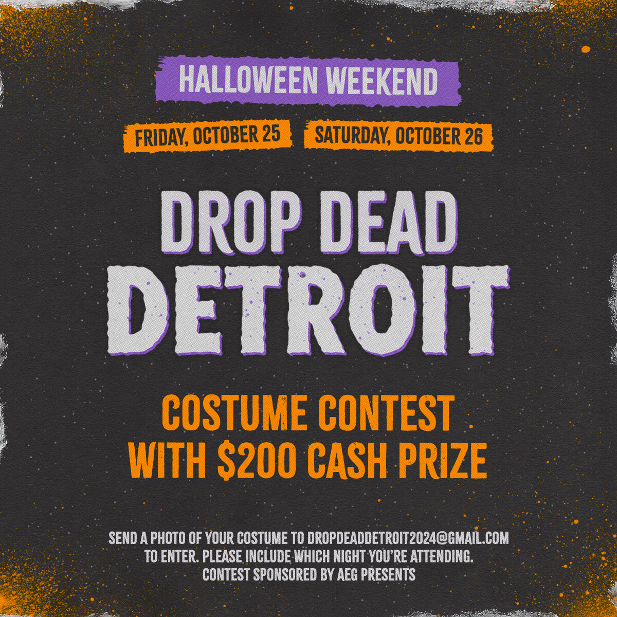 Costume Contest Poster