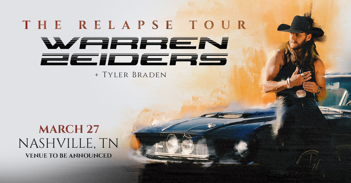 Warren Zeiders Tour Banner