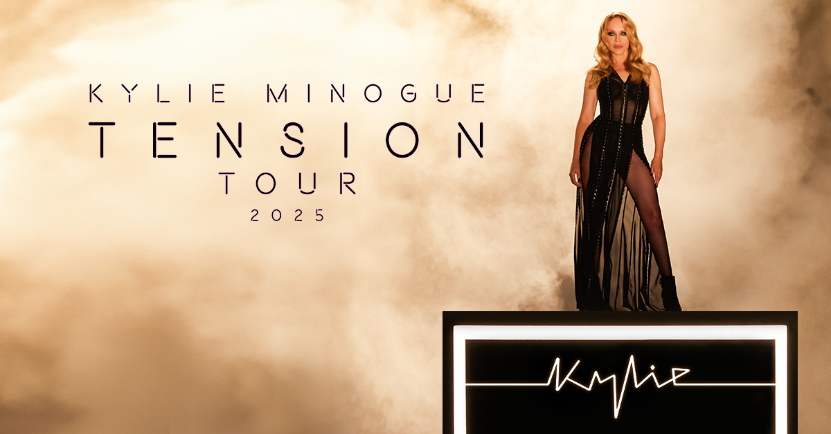 Kylie Minogue Tour 2025 Poster