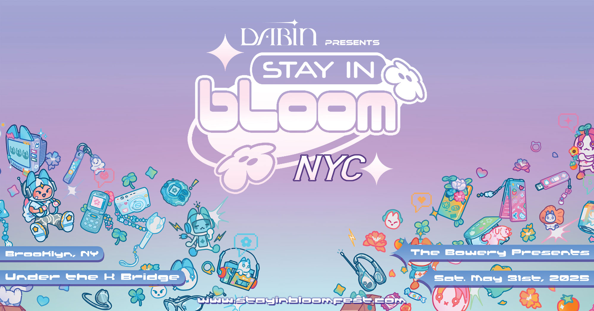 Stay In Bloom NYC Poster