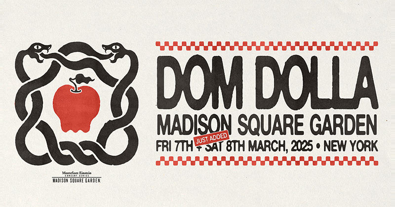 Dom Dolla at Madison Square Garden poster