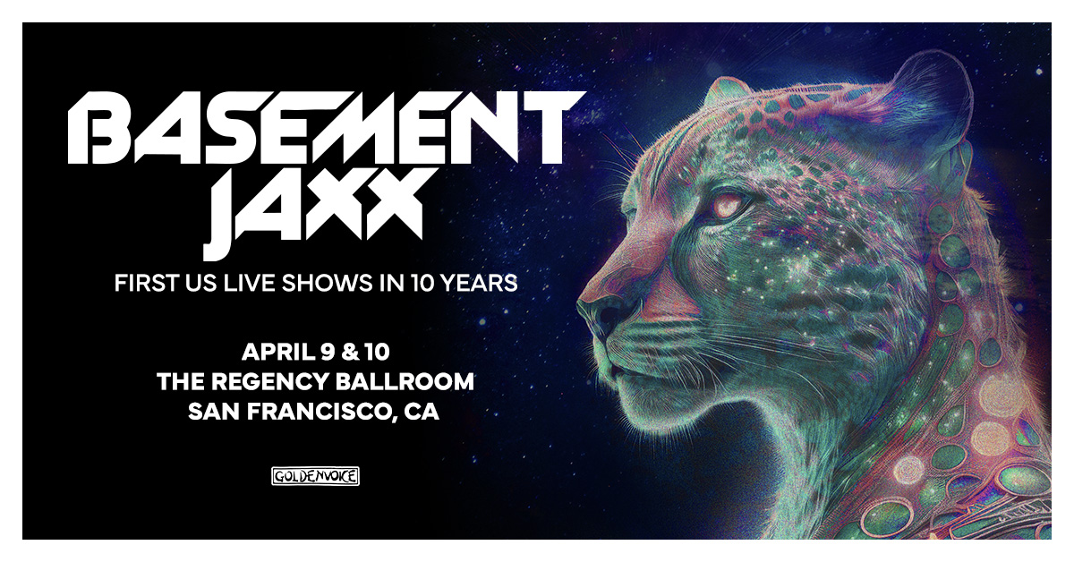 Basement Jaxx Regency flyer