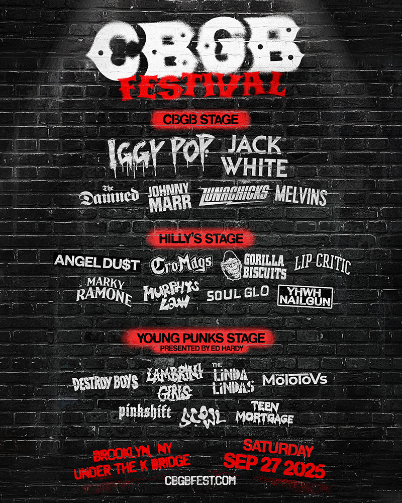 CBGB Lineup Poster