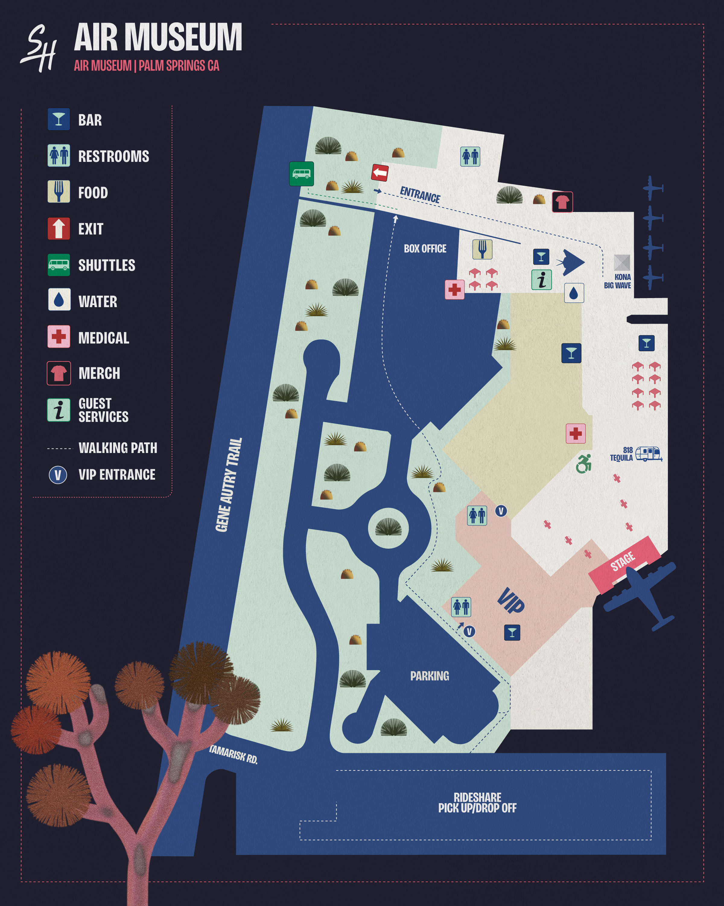 Air Museum Map