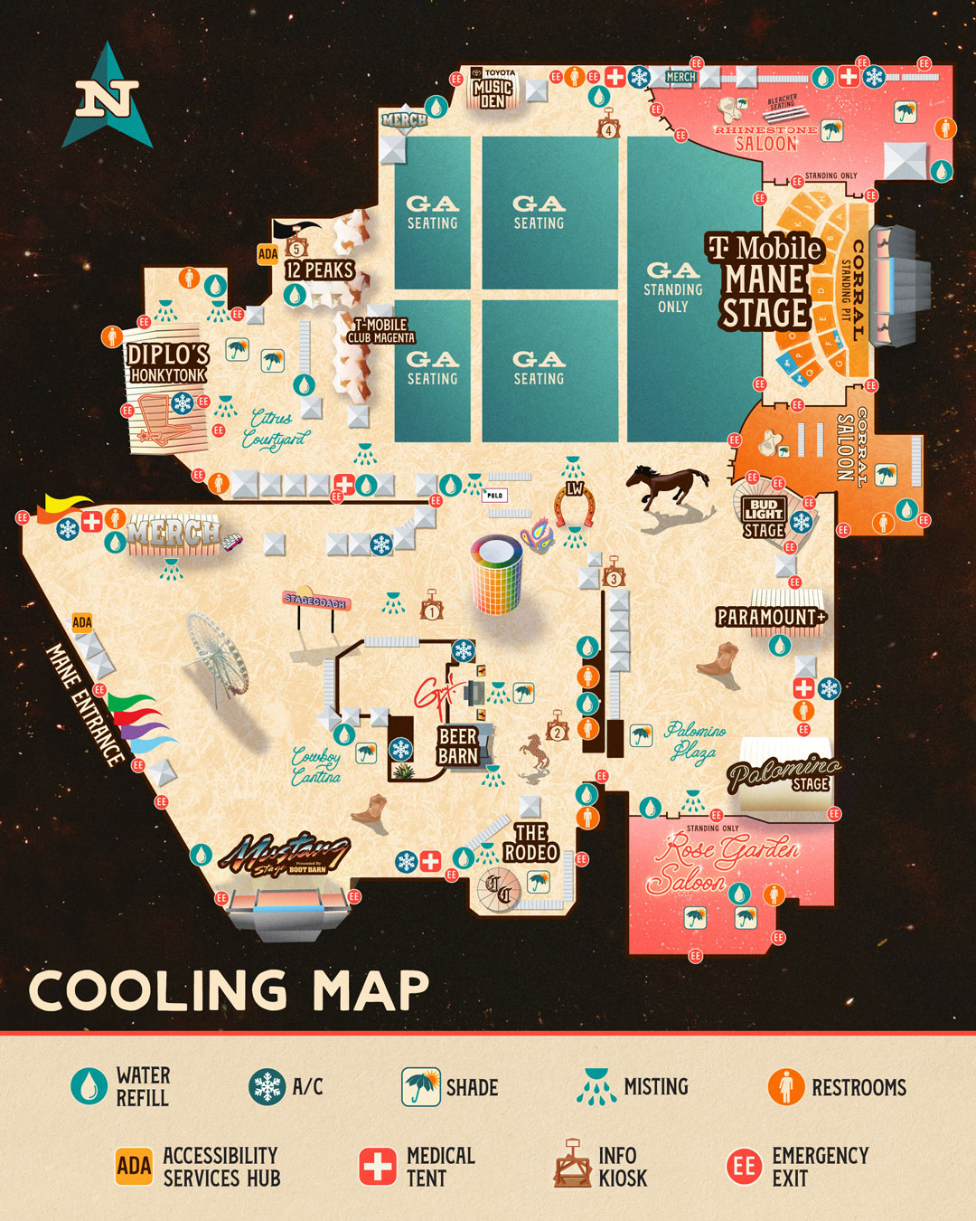 Stagecoach cooling map