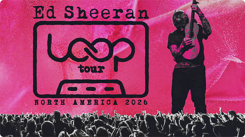 Ed Sheeran Loop Tour poster