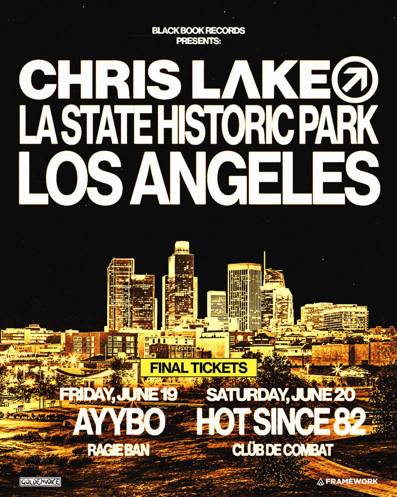 Chris Lake at LA Historic Poster