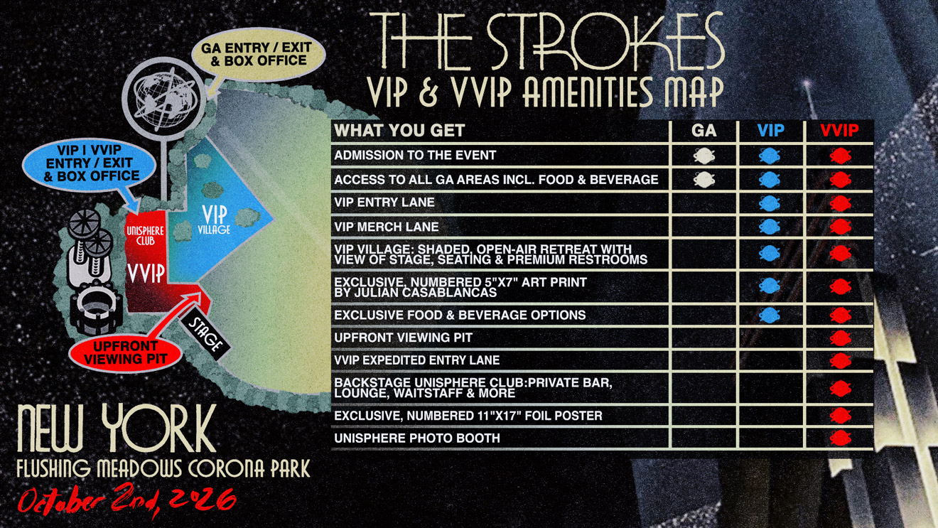 VIP & VVIP Amenities Map