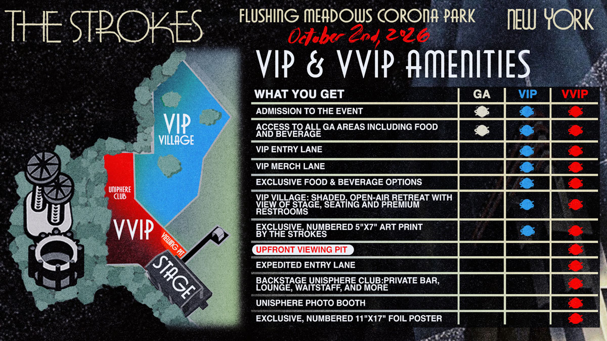 VIP & VVIP Amenities Map