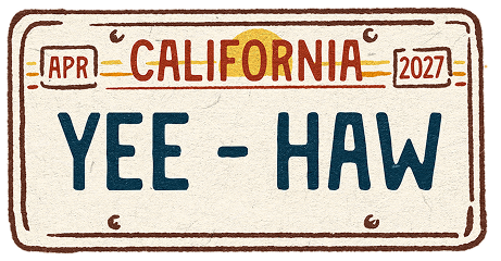 Stay Up To Date License Plate