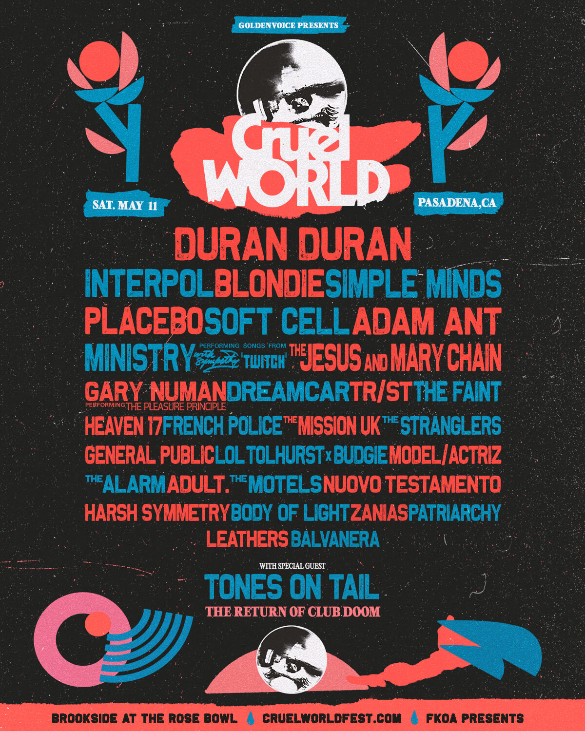 Cruel World 2024 Lineup Poster