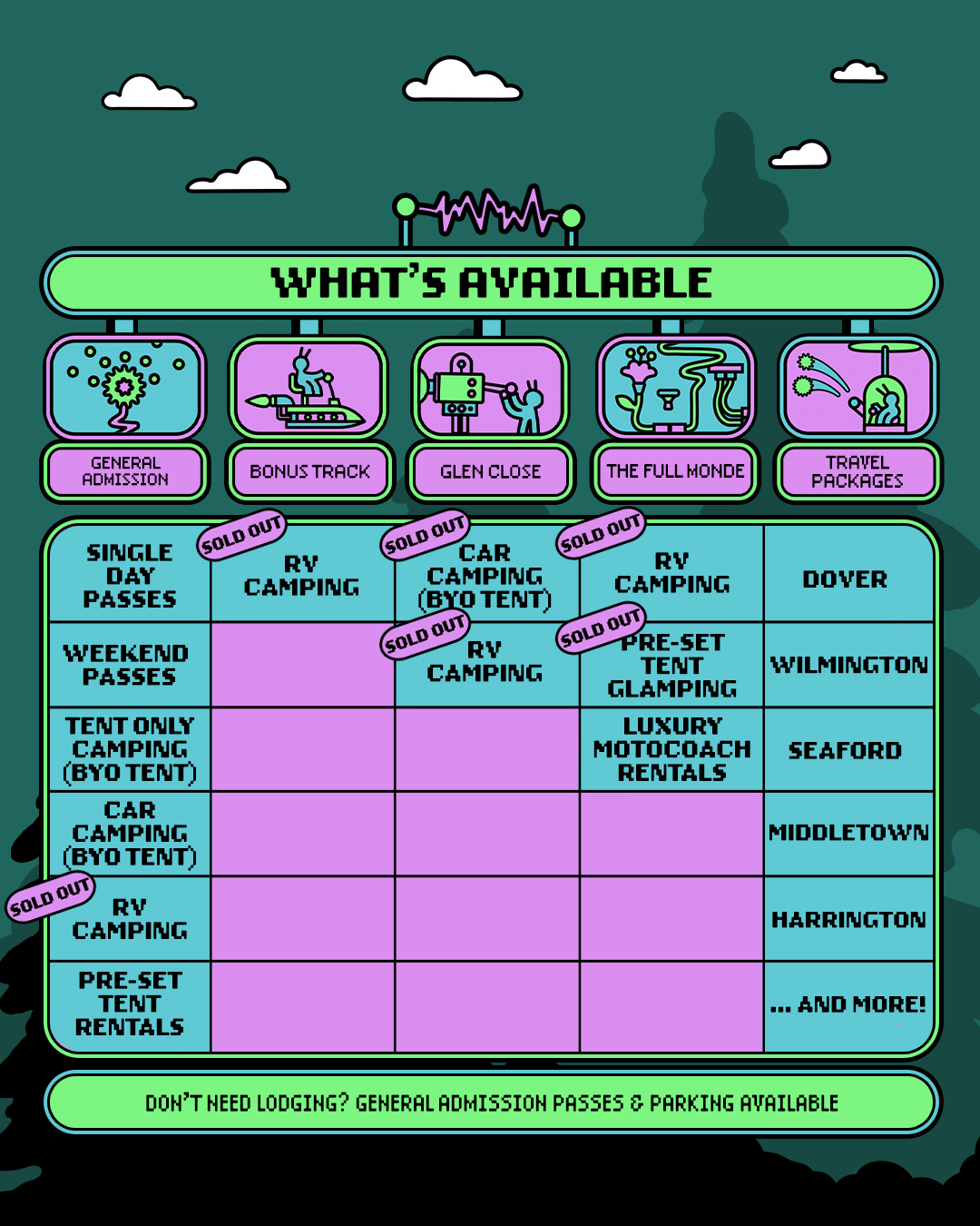 Parking Menu Graphic