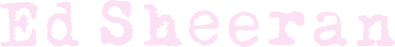 Ed Sheeran logo