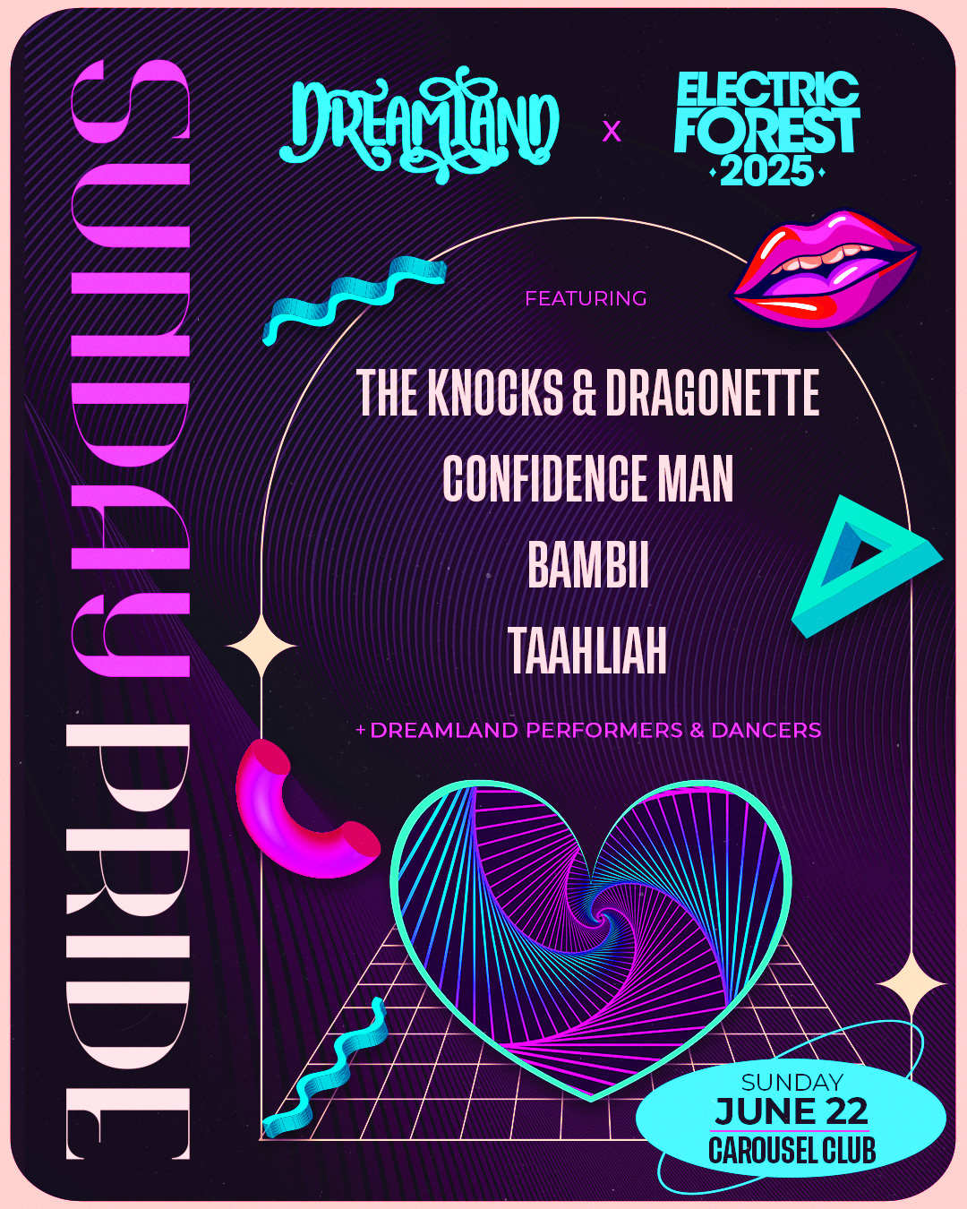 Sunday Pride Lineup