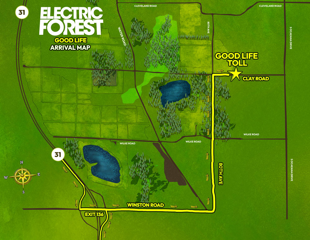 Good Life Toll Map