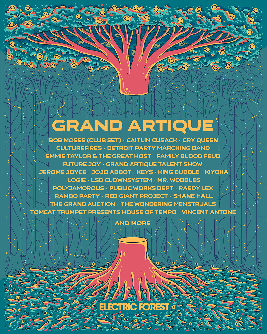 Grand Artique Lineup Poster