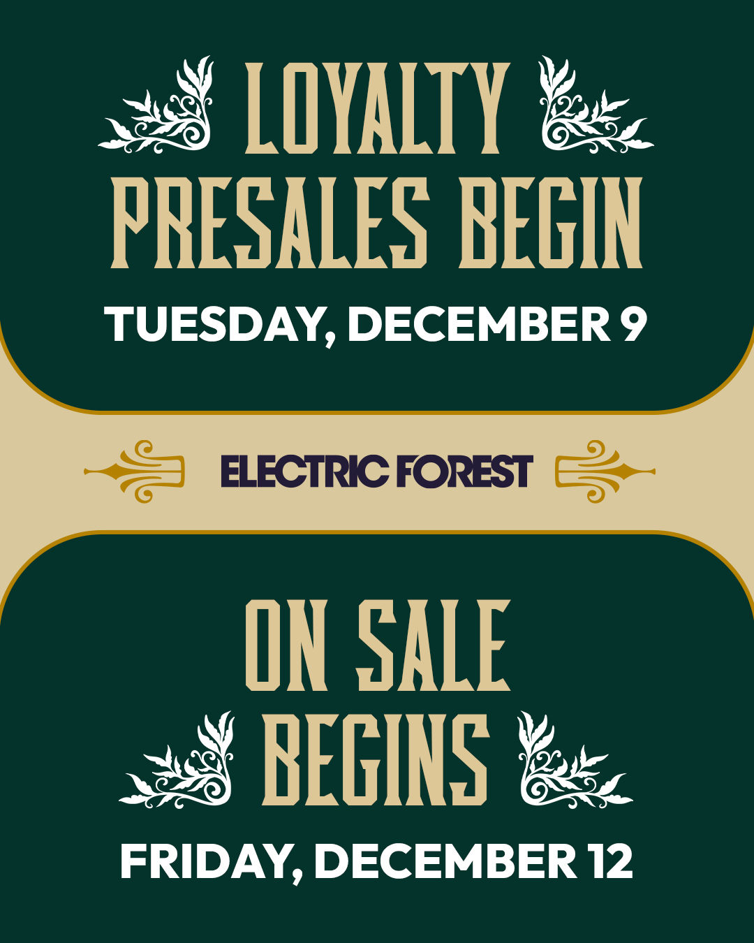 Loyalty/On Sale Announce