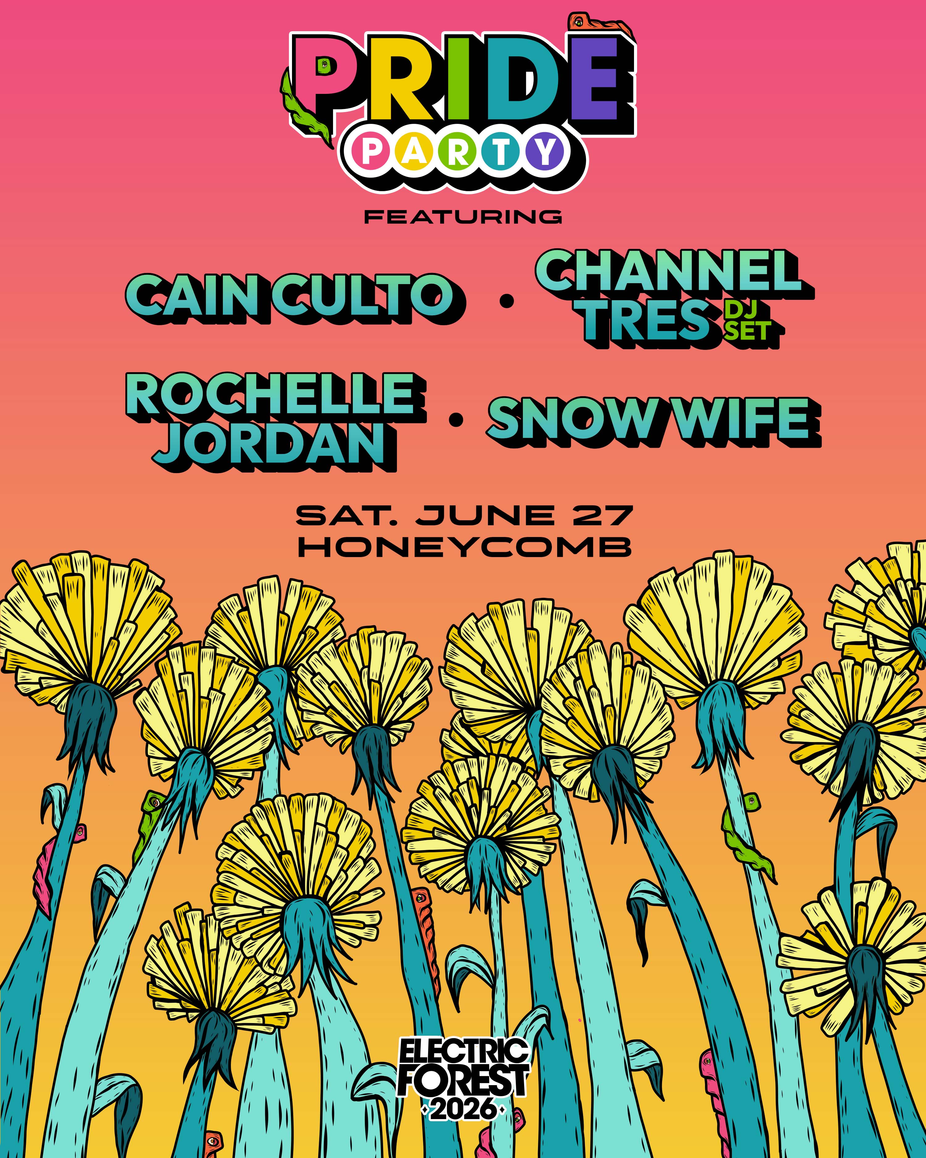 Pride Lineup Poster