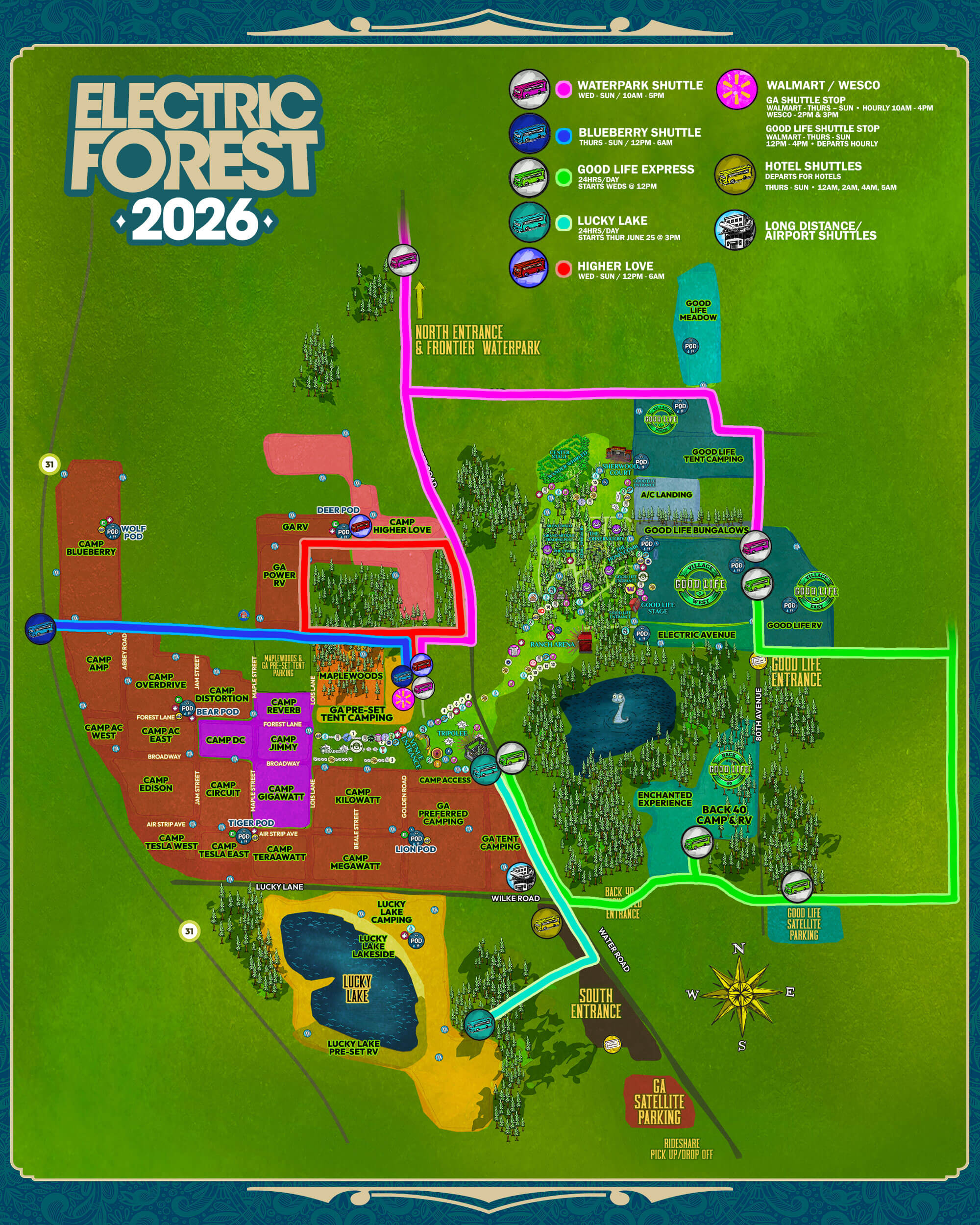 Shuttle Map