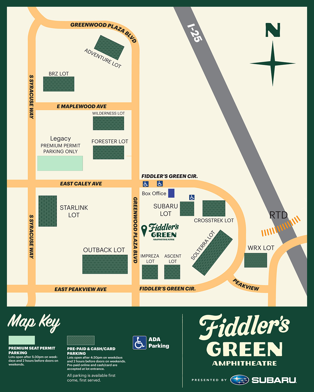 Parking Lot Map