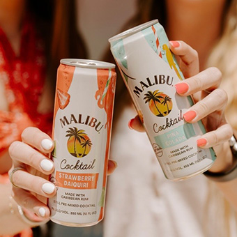 Two Malibu Cocktails