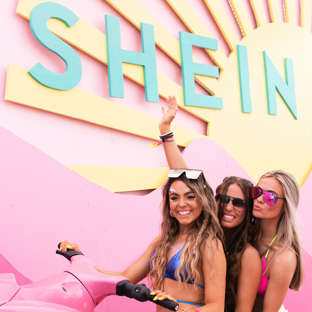 People Smiling at the Shein Logo
